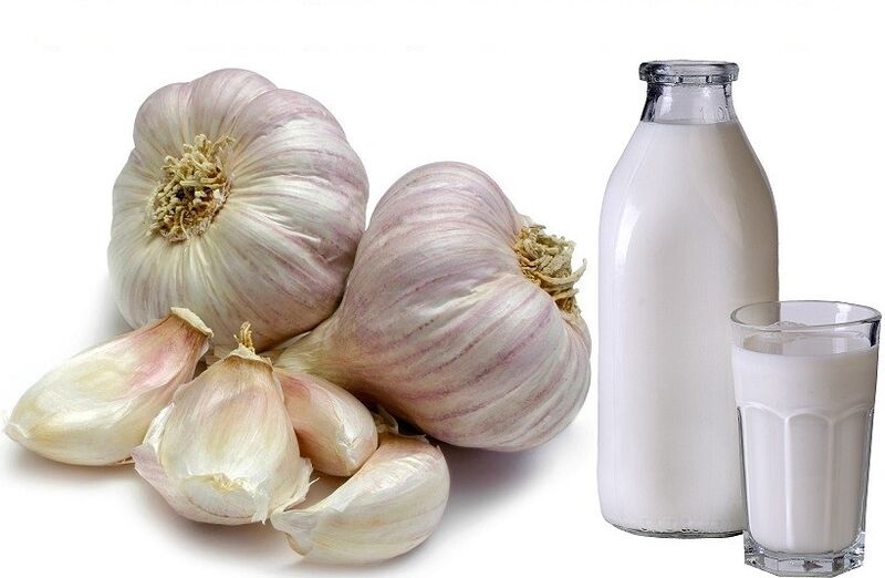 Garlic and milk
